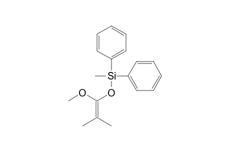 1-(methyldiphenylsiloxy)-1-methoxy-2-methylpropene