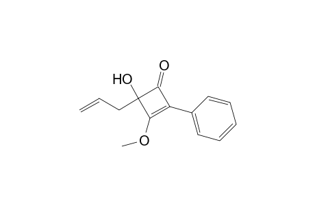 4-Hydroxy-3-methoxy-2-phenyl-4-(2-propenyl)-2-cyclobuten-1-one