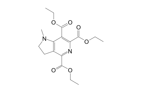 2,3-Dihydro-1-methyl-1H-pyrrolo[3,2-c]pyridin-4,6,7-tricarbonsaure-triethylester