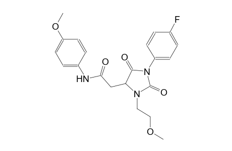4-imidazolidineacetamide, 1-(4-fluorophenyl)-3-(2-methoxyethyl)-N-(4-methoxyphenyl)-2,5-dioxo-