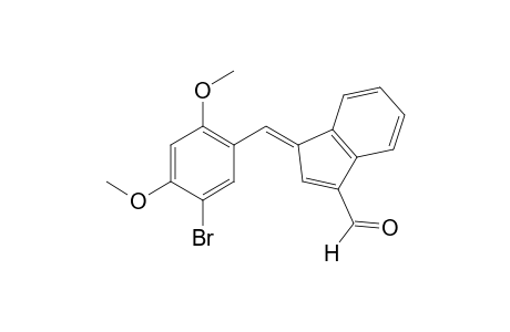 (E)-1-(5-bromo-2,4-dimethoxybenzylidene)-1H-indene-3-carbaldehyde