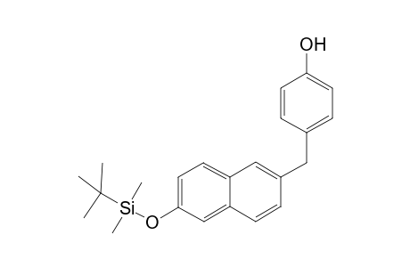 4-[(6'-{[(1",1"-Dimethylethyl)dimethylsilyl]oxy]naphthalene-2'-yl)methyl]phenol