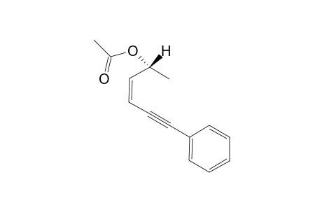(R)-2-Acetyloxy-6-phenylhex-3-en-5-yne