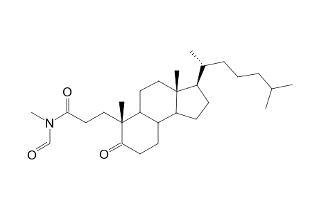 A-homo-5-seco-4-formyl-4-methyl-4-azacholestane-3,6-dione
