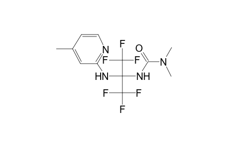 1,1-Dimethyl-3-[2,2,2-trifluoro-1-(4-methyl-pyridin-2-ylamino)-1-trifluoromethyl-ethyl]-urea