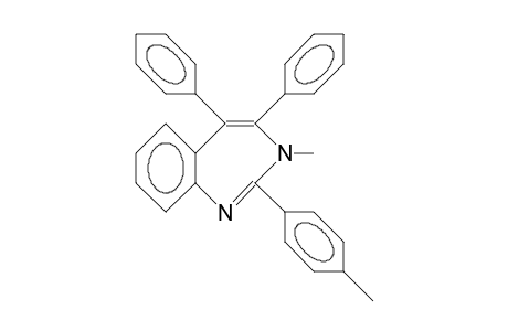 3-Methyl-2-(4-methyl-phenyl)-4,5-diphenyl-3H-1,3-benzodiazepine