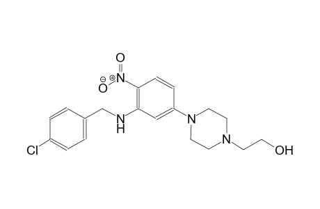 1-piperazineethanol, 4-[3-[[(4-chlorophenyl)methyl]amino]-4-nitrophenyl]-