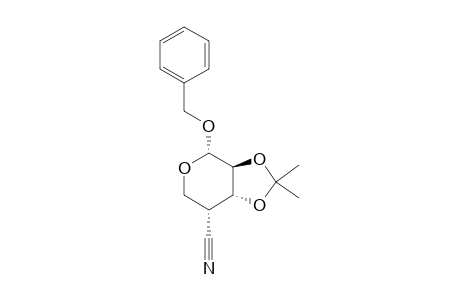 BENZYL-4-CYANO-4-DEOXY-2,3-O-ISOPROPYLIDENE-ALPHA-D-ARABINOPYRANOSIDE