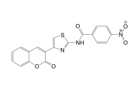 4-nitro-N-[4-(2-oxo-2H-chromen-3-yl)-1,3-thiazol-2-yl]benzamide