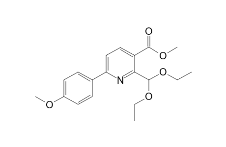 Methyl 2-Diethoxymethyl-6-(4-methoxyphenyl)nicotinates