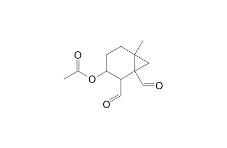 3-Acetoxy-6-methylbicyclo[4.1.0]heptane-1,2-dicarbaldehyde