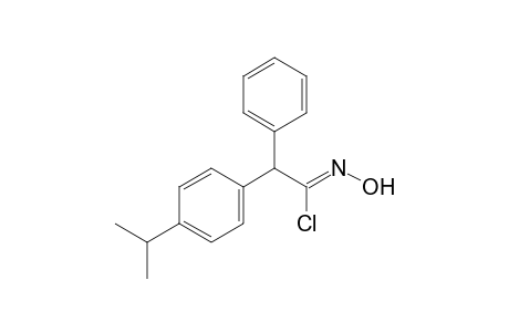 N-Hydroxy-2-(4-isopropylphenyl)-2-phenyl acetimidoyl chloride
