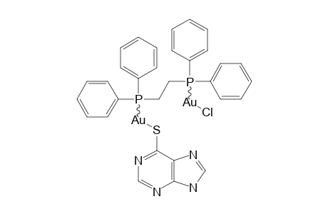 MUE-[ETHANO-1,2-BIS-(DIPHENYLPHOSPHINE)]-BIS-(CHLORO-6-MERCAPTOPURIN-S-YL)-GOLD-(I)