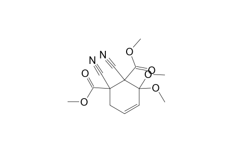 (Z / E)-3,3-Dimethoxy-4,5-dicyano-4,5-bis(methoxycarbonyl)-cyclohex-1-ene