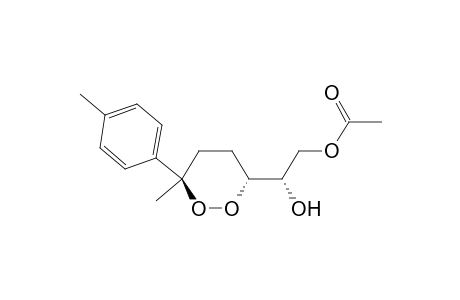 (8RS,12R,13S)-3-(4-Methylphenyl)-3-methyl-6-[(2-acetoxy-1-hydroxy)ethyl]-1,2-Dioxane