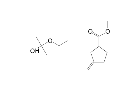 CYCLOPENTANECARBOXYLIC ACID, 2-(2,2-DIMETHYL-1,3-DIOXOLAN-4-YL)-4-METHYLENE-, METHYL ESTER, cis-S,R,S-