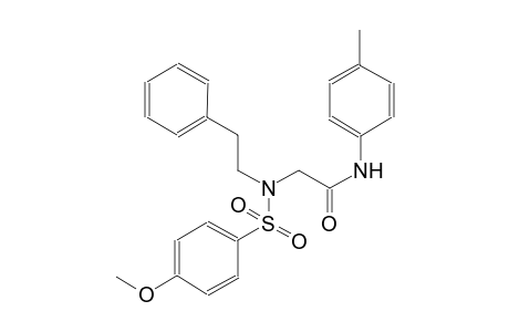 acetamide, 2-[[(4-methoxyphenyl)sulfonyl](2-phenylethyl)amino]-N-(4-methylphenyl)-
