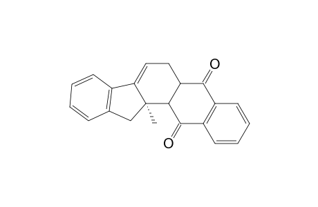 6H-Indeno[2,1-a]anthracene-7,12-dione, 6a,12a,12b,13-tetrahydro-12b-methyl-, (6a.alpha.,12a.alpha.,12b.alpha.)-