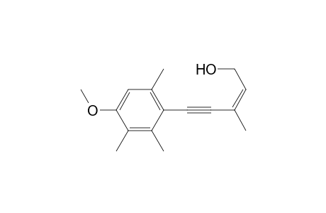 2-Penten-4-yn-1-ol, 5-(4-methoxy-2,3,6-trimethylphenyl)-3-methyl-, (Z)-