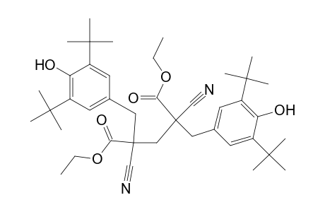 Diethyl 2,4-dicyano-2,4-di-(3,5-di-tert-butyl-4-hydroxybenzyl)glutarate