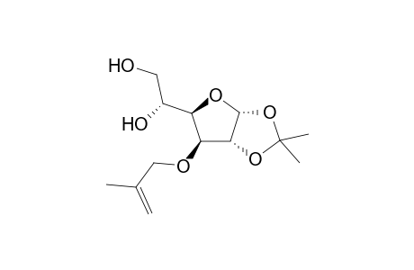 (1R)-1-[(3aR,5R,6S,6aR)-2,2-dimethyl-6-(2-methylallyloxy)-3a,5,6,6a-tetrahydrofuro[2,3-d][1,3]dioxol-5-yl]ethane-1,2-diol