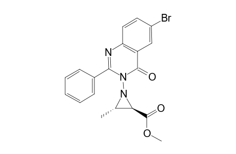 (2R,3S)-Methyl 1-[6-bromo-4(3H)-oxo-2-phenylquinazolin-3-yl]-3-methylaziridin-2-carboxylate