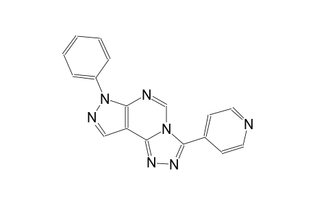 7-phenyl-3-(4-pyridinyl)-7H-pyrazolo[4,3-e][1,2,4]triazolo[4,3-c]pyrimidine