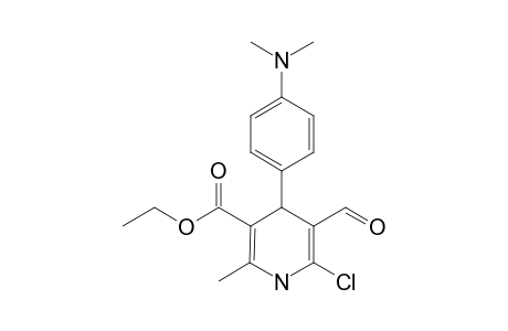 ETHYL-6-CHLORO-4-(4'-DIMETHYLAMINOPHENYL)-5-FORMYL-2-METHYL-1,4-DIHYDROPYRIDINE-3-CARBOXYLATE