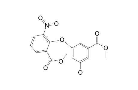 Benzoic acid, 2-[3-hydroxy-5-(methoxycarbonyl)phenoxy]-3-nitro-, methyl ester