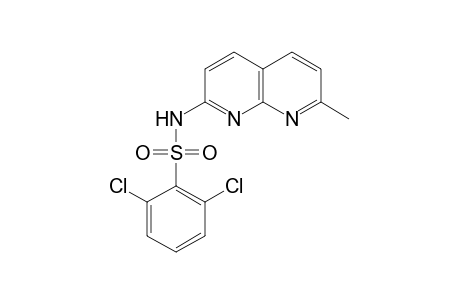 Benzenesulfonamide, 2,6-dichloro-N-(7-methyl-1,8-naphthyridin-2-yl)-
