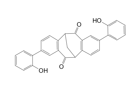 (+-)-2,8-Bis(o-hydroxyphenyl)dibenzobicyclo[b,f][3.3.1]nona-5a,6a-dien-6,12-dione
