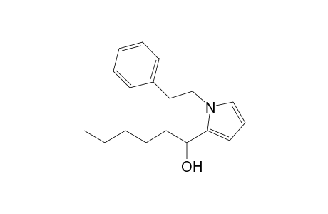 1-(Phenethyl)-2-(1'-hydroxyhexyl)-pyrrole
