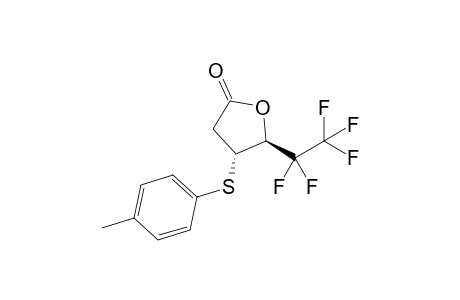 (4R,5S)-4-(4-methylphenyl)sulfanyl-5-(1,1,2,2,2-pentafluoroethyl)oxolan-2-one