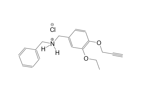 N-benzyl[3-ethoxy-4-(2-propynyloxy)phenyl]methanaminium chloride