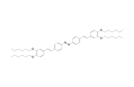 (E,E,E)-4,4'-bis{2-[3,4-bis(hexyloxyphenyl)ethenyl}azobenzene