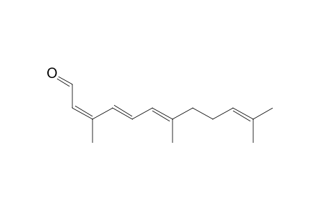 (2Z,4E,6E)-3,7,11-Trimethyldodeca-2,4,6,10-tetraenal