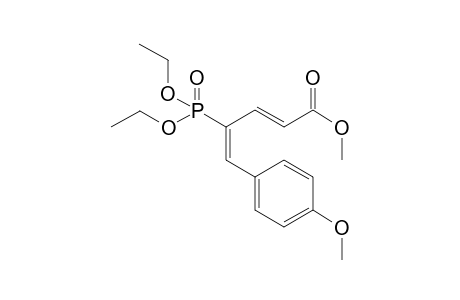 (1E,2E)-Diethyl 2-(4-methoxyphenyl)-1-[(3-methoxycarbonyl)-prop-2-enyl]vinylphosphonate