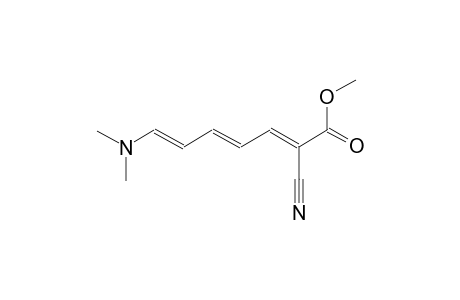 Methyl (2E,4E,6E)-2-cyano-7-(dimethylamino)-2,4,6-heptatrienoate