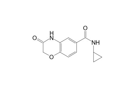 2H-1,4-Benzoxazine-6-carboxamide, N-cyclopropyl-3,4-dihydro-3-oxo-