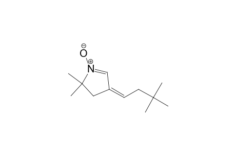 2H-Pyrrole, 5-(1,1-dimethylethyl)-4-ethylidene-3,4-dihydro-2,2-dimethyl-, 1-oxide
