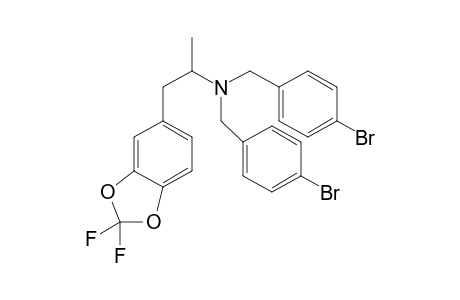 N,N-Bis(4-bromobenzyl)-3,4-difluoromethylenedioxyamphetamine