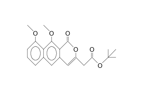 9,10-Dimethoxy-1-oxo-(1H)-naphtho(2,3-C)pyran 3-acetic acid, tert-butyl ester