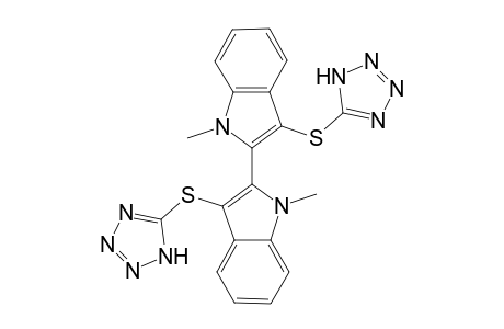 3,3'-Bis((1H-tetrazol-5-yl)thio)-1,1'-dimethyl-1H,1'H-2,2'-biindole