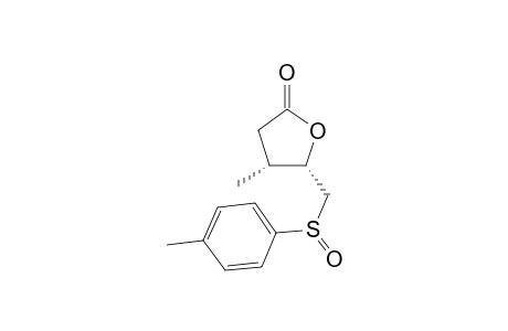 (+)-[4R,5S,S(R)]-4-Methyl-5-(p-tolylsulfinyl)methyl]dihydrofuran-2-one