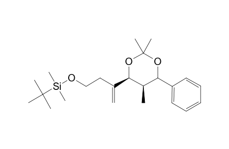 (4S,5S,6RS)]-4-{1-[2-(tert-Butyldimethylsiloxy)ethyl]vinyl}-2,2,5-trimethyl-6-phenyl-1,3-dioxane