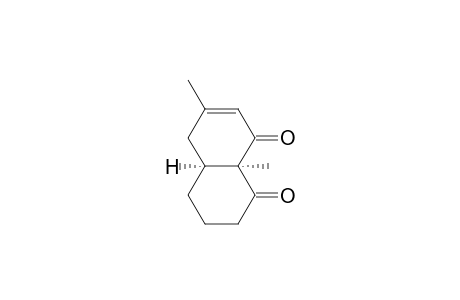 1,8(2H,5H)-Naphthalenedione, 3,4,4a,8a-tetrahydro-6,8a-dimethyl-, cis-