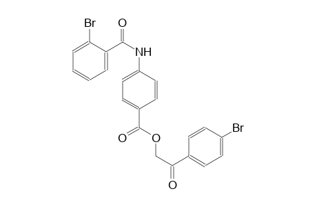 benzoic acid, 4-[(2-bromobenzoyl)amino]-, 2-(4-bromophenyl)-2-oxoethyl ester