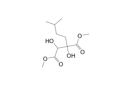 Butanedioic acid, 2,3-dihydroxy-2-(3-methylbutyl)-, dimethyl ester
