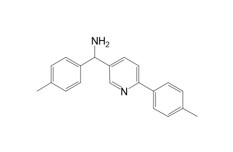 p-Tolyl(6-p-tolylpyridin-3-yl)methanamine