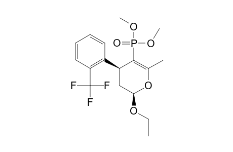 5-(DIMETHOXYPHOSPHORYL)-2-ETHOXY-3,4-DIHYDRO-6-METHYL-4-[2-(TRIFLUOROMETHYL)-PHENYL]-2H-PYRAN;CIS-ISOMER